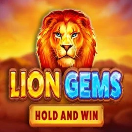 Lion Gems Hold and Win slot logo by Playson at Total Casino